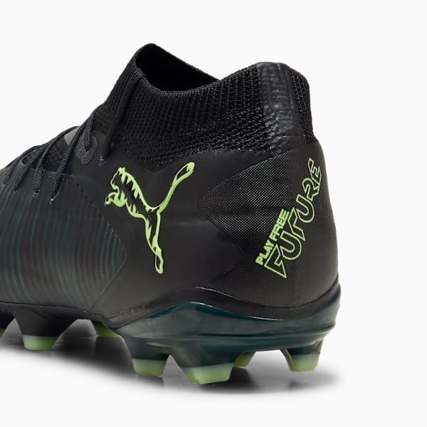 FUTURE 8 PRO FG/AG Football Boots Unisex, PUMA Black-Fizzy Light-Green Terrain, extralarge
