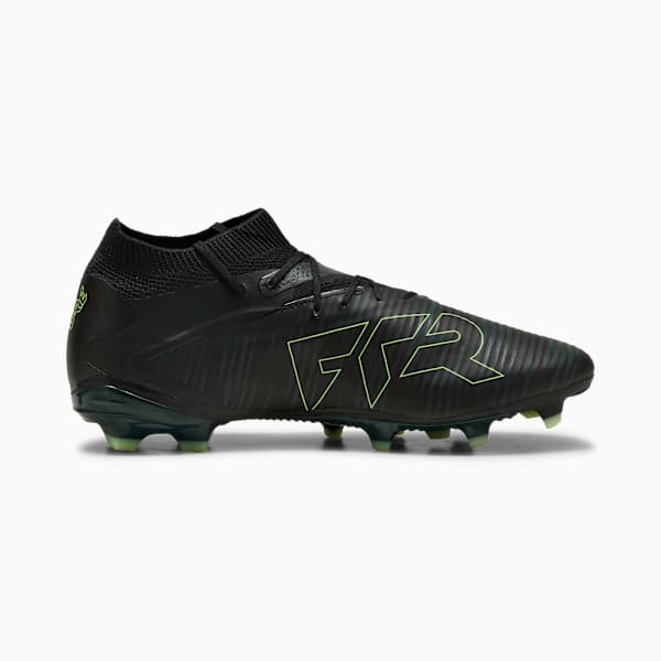 FUTURE 8 PRO FG/AG Football Boots Unisex, PUMA Black-Fizzy Light-Green Terrain, extralarge