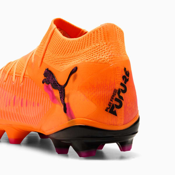 Chaussures de soccer FUTURE 8 PRO FG/AG Unisexe, Heat Fire-PUMA Black-Ravish, extralarge