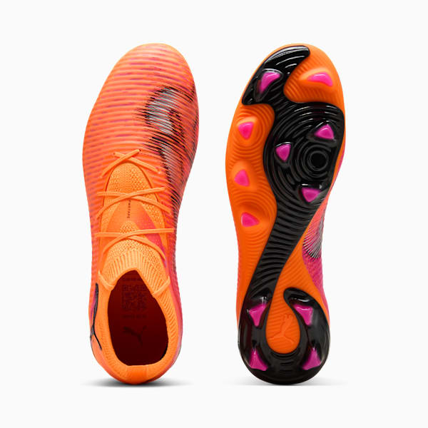 Tacos de futbol FUTURE 8 PRO FG/AG unisex, Heat Fire-PUMA Black-Ravish, extralarge