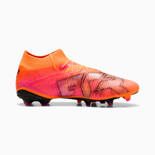 Chaussures de soccer FUTURE 8 PRO FG/AG Unisexe, Heat Fire-PUMA Black-Ravish, extralarge