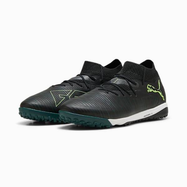 FUTURE 8 PRO Cage Unisex, PUMA Black-Fizzy Light-Green Terrain, extralarge