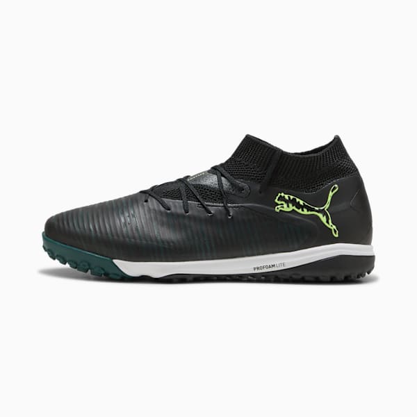 FUTURE 8 PRO Cage Unisex, PUMA Black-Fizzy Light-Green Terrain, extralarge