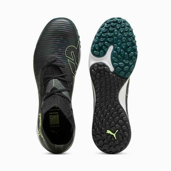 FUTURE 8 PRO Cage Unisex, PUMA Black-Fizzy Light-Green Terrain, extralarge