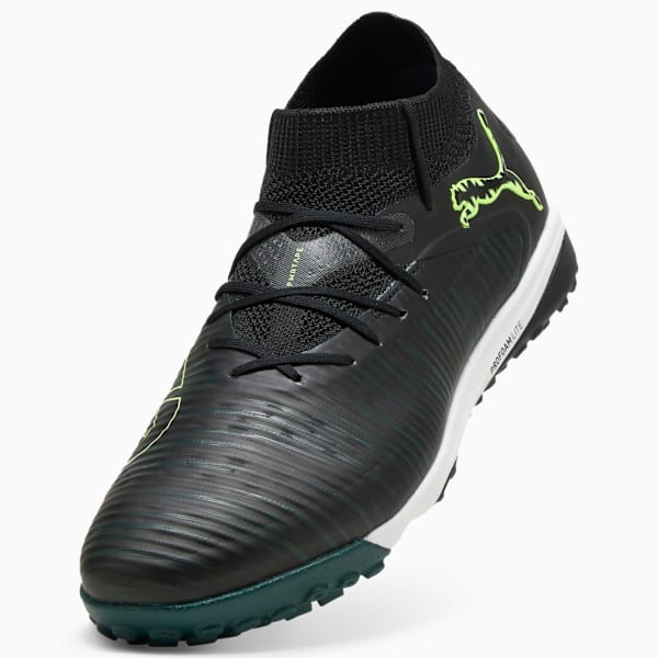 FUTURE 8 PRO Cage Unisex, PUMA Black-Fizzy Light-Green Terrain, extralarge