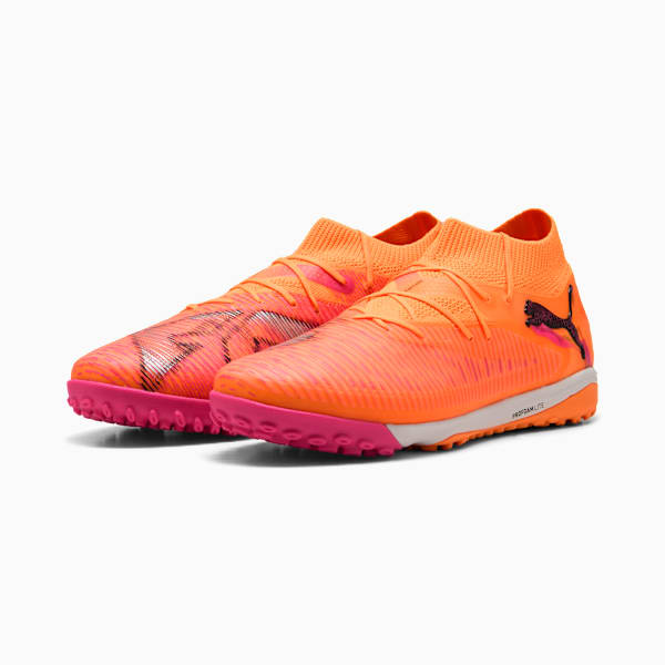 FUTURE 8 PRO Cage Unisexe, Heat Fire-PUMA Black-Ravish, extralarge