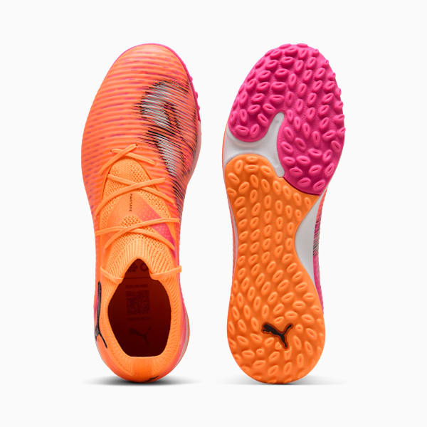 FUTURE 8 PRO Cage Unisexe, Heat Fire-PUMA Black-Ravish, extralarge