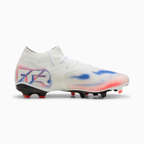 FUTURE 8 MATCH FG/AG Football Boots Unisex, PUMA White-PUMA Black-Glowing Red, extralarge