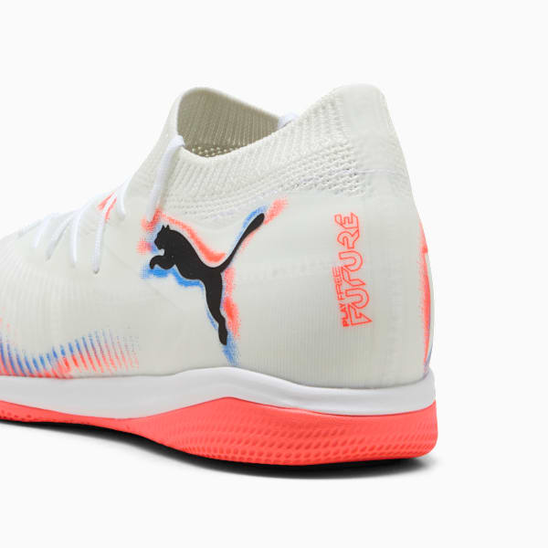 FUTURE 8 MATCH IT Football Boots Unisex, PUMA White-PUMA Black-Glowing Red, extralarge