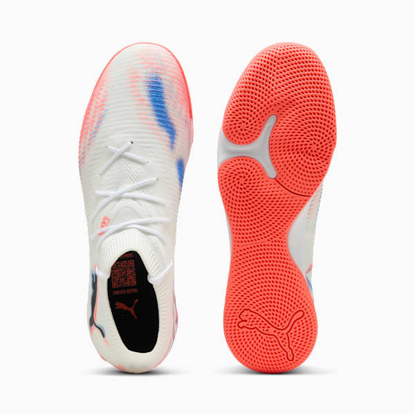 FUTURE 8 MATCH IT Football Boots Unisex, PUMA White-PUMA Black-Glowing Red, extralarge