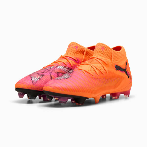 FUTURE 8 ULTIMATE Women's Firm Ground Soccer Cleats, Heat Fire-PUMA Black-Ravish, extralarge