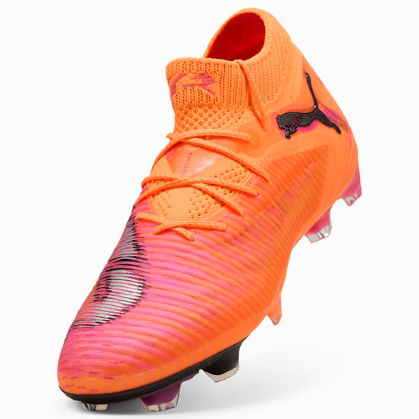 FUTURE 8 ULTIMATE Women's Firm Ground Soccer Cleats, Heat Fire-PUMA Black-Ravish, extralarge