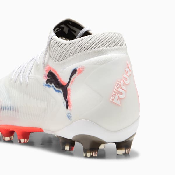 FUTURE 8 ULTIMATE AG Football Boots Women, PUMA White-PUMA Black-Glowing Red, extralarge-GBR
