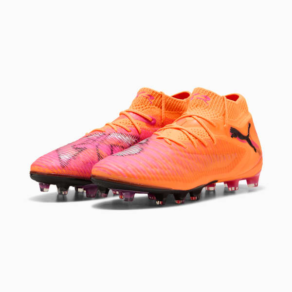 FUTURE 8 ULTIMATE AG Football Boots Women, Heat Fire-PUMA Black-Ravish, extralarge-GBR