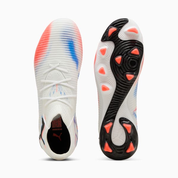 FUTURE 8 PRO FG/AG Football Boots Women, PUMA White-PUMA Black-Glowing Red, extralarge