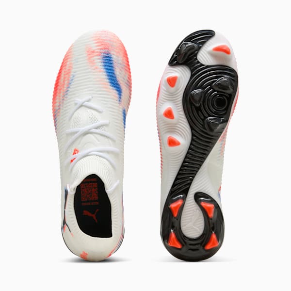 FUTURE 8 MATCH FG/AG Women, PUMA White-PUMA Black-Glowing Red, extralarge