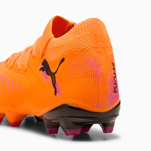 FUTURE 8 MATCH Women's Firm/Artificial Ground Soccer Cleats, Heat Fire-PUMA Black-Ravish, extralarge