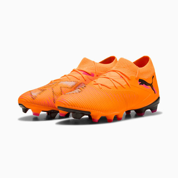 FUTURE 8 MATCH FG/AG Football Boots Women, Heat Fire-PUMA Black-Ravish, extralarge