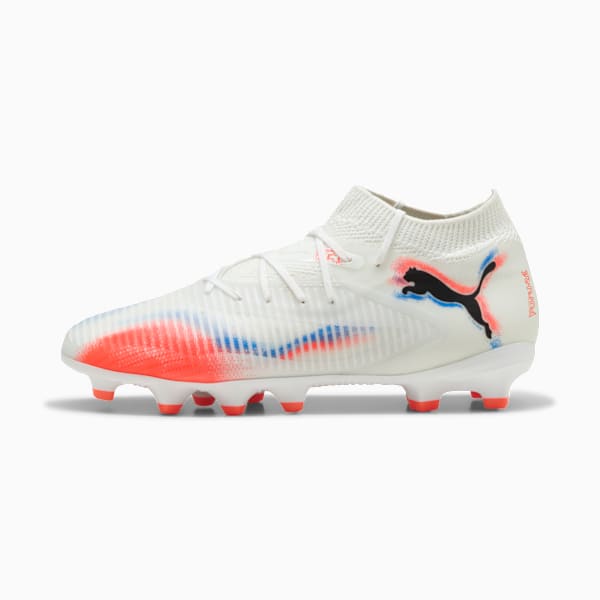 FUTURE 8 PRO FG/AG Jr Youth, PUMA White-PUMA Black-Glowing Red, extralarge