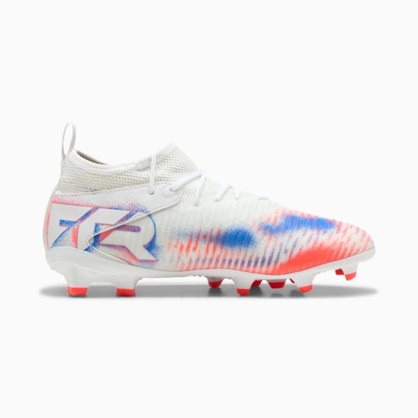 FUTURE 8 MATCH FG/AG Football Boots Youth, PUMA White-PUMA Black-Glowing Red, extralarge