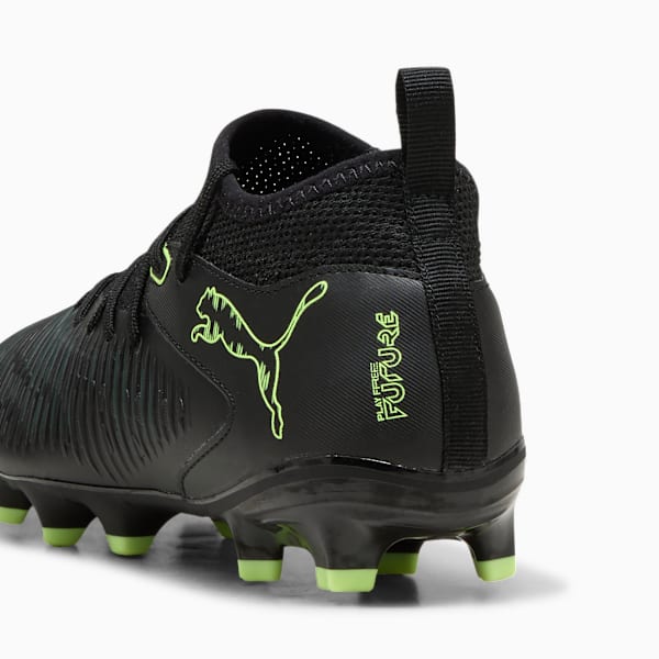FUTURE 8 MATCH Firm Ground/Artificial Ground Youth, PUMA Black-Fizzy Light-Green Terrain, extralarge