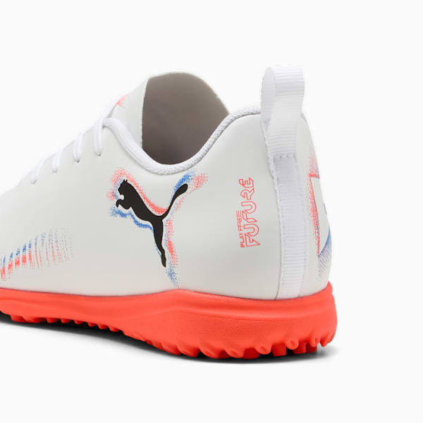 FUTURE 8 PLAY TT Football Boots Youth, PUMA White-PUMA Black-Glowing Red, extralarge-GBR