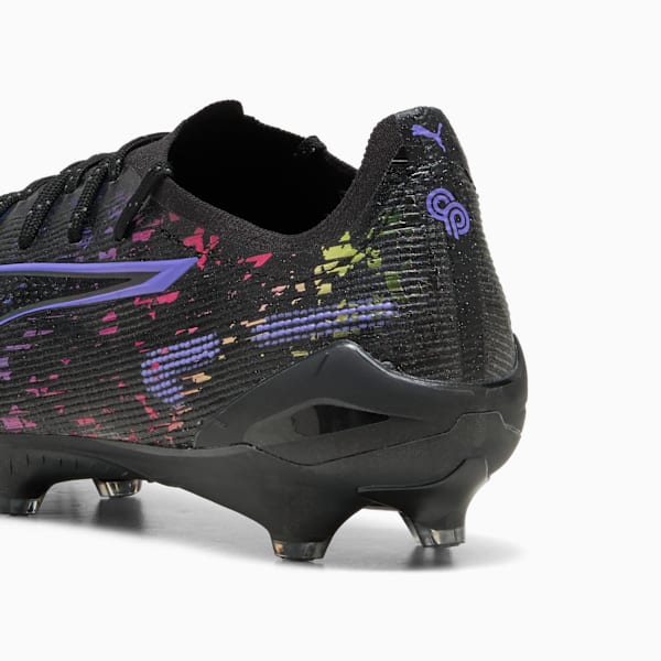 PUMA x CHRISTIAN PULISIC ULTRA 5 ULTIMATE Firm Ground Men's Soccer Cleats, PUMA Black-Dark Amethyst-PUMA Team Royal-PUMA Pink, extralarge