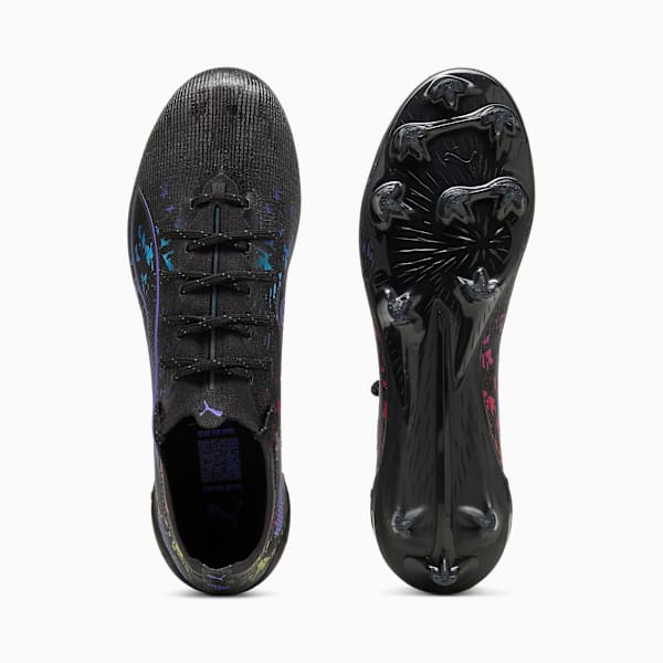 PUMA x CHRISTIAN PULISIC ULTRA 5 ULTIMATE Firm Ground Men's Soccer Cleats, PUMA Black-Dark Amethyst-PUMA Team Royal-PUMA Pink, extralarge