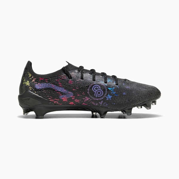 PUMA x CHRISTIAN PULISIC ULTRA 5 ULTIMATE Firm Ground Men's Soccer Cleats, PUMA Black-Dark Amethyst-PUMA Team Royal-PUMA Pink, extralarge