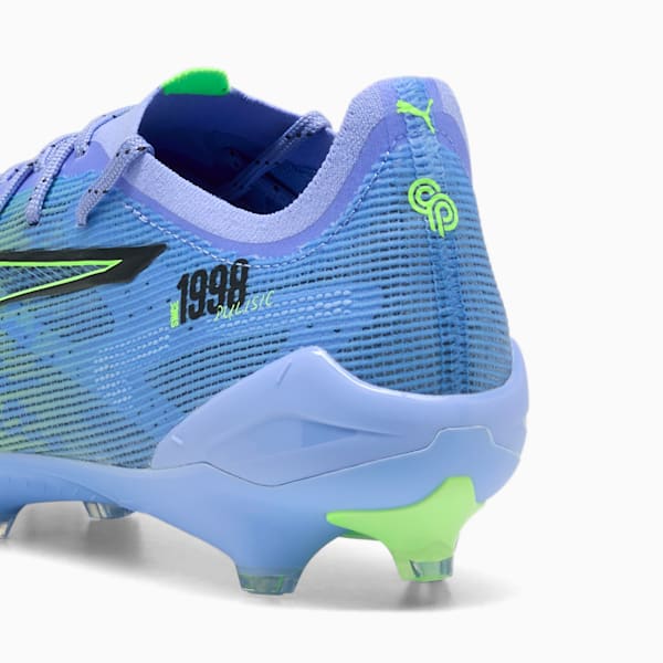 PUMA x CHRISTIAN PULISIC ULTRA 5 ULTIMATE Chasing the Dream Firm Ground Men's Soccer Cleats, Elektro Purple-Green Glare-PUMA Black, extralarge