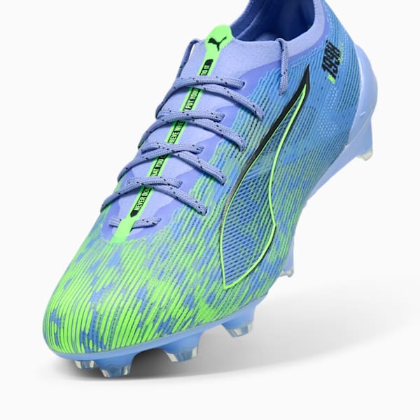 PUMA x CHRISTIAN PULISIC ULTRA 5 ULTIMATE Chasing the Dream Firm Ground Men's Soccer Cleats, Elektro Purple-Green Glare-PUMA Black, extralarge