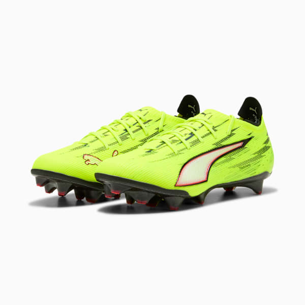 ULTRA 6 CARBON FG Football Boots Women, Yellow Alert-PUMA Black-Glowing Red-Lime Squeeze, extralarge-GBR