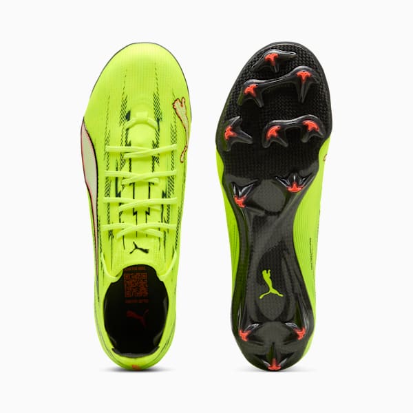 ULTRA 6 CARBON FG Football Boots Women, Yellow Alert-PUMA Black-Glowing Red-Lime Squeeze, extralarge-GBR