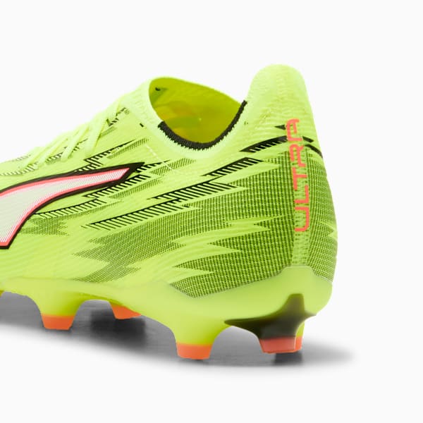 ULTRA 6 MATCH Men's Firm/Artificial Ground Soccer Cleats, Yellow Alert-PUMA Black-Glowing Red-Lime Squeeze, extralarge