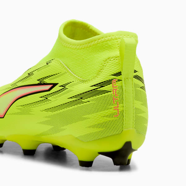 ULTRA 6 MATCH+ LL FG/AG Football Boots Youth, Yellow Alert-PUMA Black-Glowing Red-Lime Squeeze, extralarge-GBR