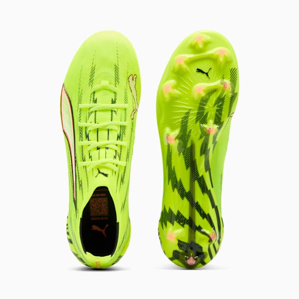 ULTRA 6 ULTIMATE FG Football Boots Women, Yellow Alert-PUMA Black-Glowing Red-Lime Squeeze, extralarge-GBR