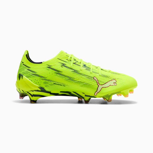 ULTRA 6 ULTIMATE FG Football Boots Women, Yellow Alert-PUMA Black-Glowing Red-Lime Squeeze, extralarge-GBR