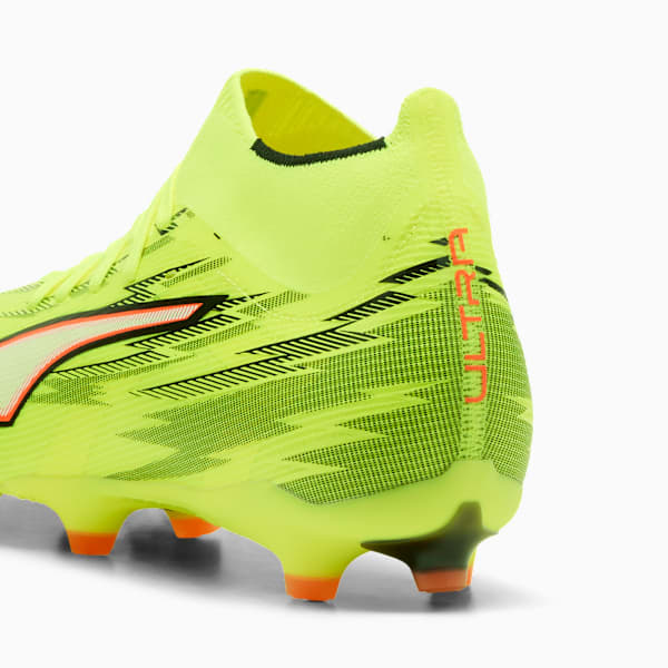 ULTRA 6 MATCH+ FG/AG Football Boots Unisex, Yellow Alert-PUMA Black-Glowing Red-Lime Squeeze, extralarge-GBR