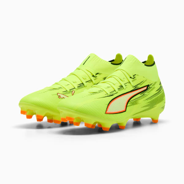 ULTRA 6 MATCH+ FG Football Boots Women, Yellow Alert-PUMA Black-Glowing Red-Lime Squeeze, extralarge-GBR