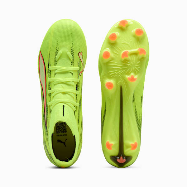 ULTRA 6 MATCH+ FG Football Boots Women, Yellow Alert-PUMA Black-Glowing Red-Lime Squeeze, extralarge-GBR
