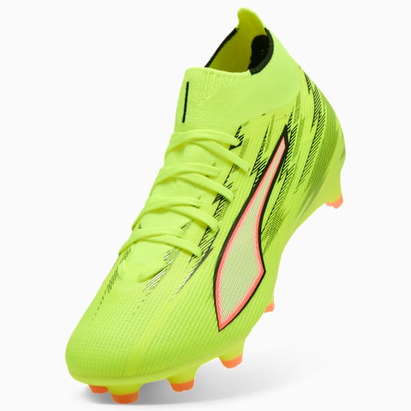 ULTRA 6 MATCH+ FG Football Boots Women, Yellow Alert-PUMA Black-Glowing Red-Lime Squeeze, extralarge-GBR