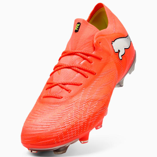 FUTURE 9 ULTIMATE FG/AG Football Boots Unisex, Glowing Red-PUMA White-PUMA Black-PUMA Silver, extralarge-GBR