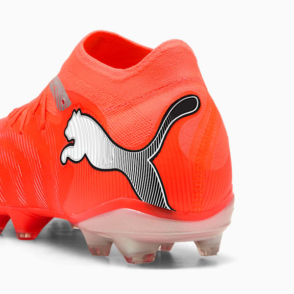 FUTURE 9 PRO Men's Firm/Artificial Ground Soccer Cleats, Glowing Red-PUMA White-PUMA Black-PUMA Silver, extralarge