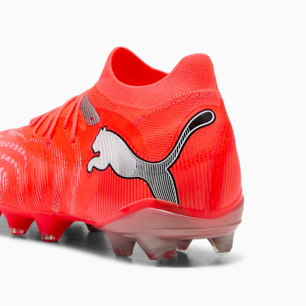 FUTURE 9 MATCH Men's Firm/Artificial Ground Soccer Cleats, Glowing Red-PUMA White-PUMA Black-PUMA Silver, extralarge