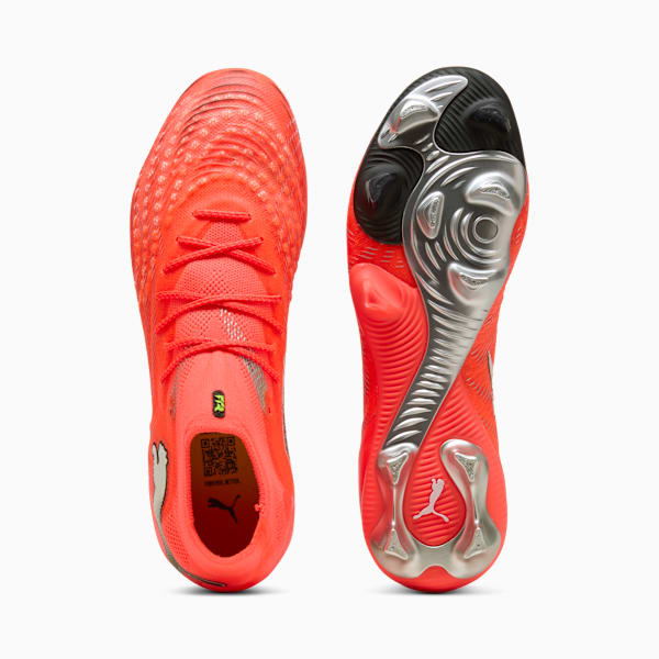 FUTURE 9 ULTIMATE FG Football Boots Women, Glowing Red-PUMA White-PUMA Black-PUMA Silver, extralarge-GBR