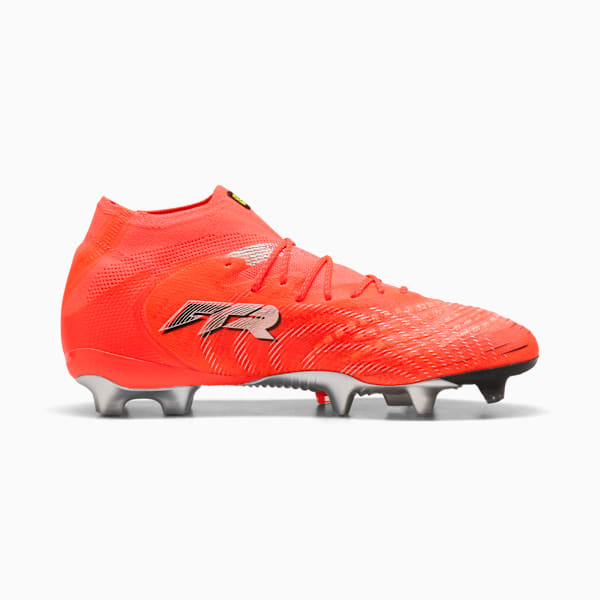 FUTURE 9 ULTIMATE FG Football Boots Women, Glowing Red-PUMA White-PUMA Black-PUMA Silver, extralarge-GBR