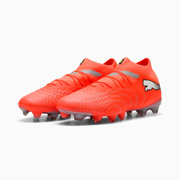 FUTURE 9 PRO FG/AG Football Boots Women, Glowing Red-PUMA White-PUMA Black-PUMA Silver, extralarge-GBR