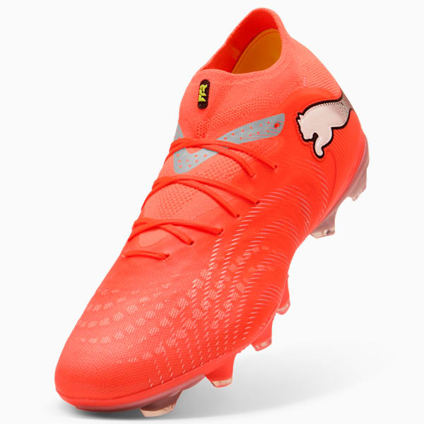 FUTURE 9 PRO FG/AG Football Boots Women, Glowing Red-PUMA White-PUMA Black-PUMA Silver, extralarge-GBR