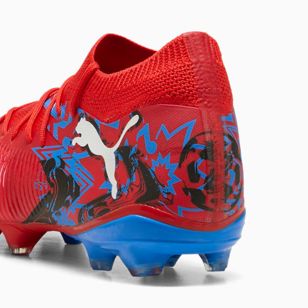 FUTURE 8 MATCH PLAYMKR Firm Ground/Artificial Ground Unisex, PUMA Red-PUMA Black-Ultra Blue-Pink Pixel, extralarge