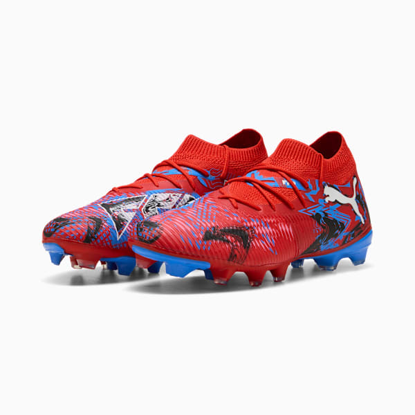 FUTURE 8 MATCH PLAYMKR Firm Ground/Artificial Ground Unisex, PUMA Red-PUMA Black-Ultra Blue-Pink Pixel, extralarge